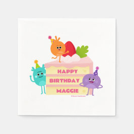 Guardanapo De Papel Bolo de Bumble Super Simples