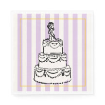 Bolo de Casamento Elegante Listras Caprichosas Lav