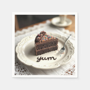 Guardanapo De Papel Bolo de chocolate