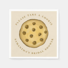 Guardanapo De Papel Bolo De Noiva Fofo Biscoito De Chocolate Chip Capr