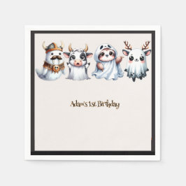 Guardanapo De Papel Bom aniversário do Halloween