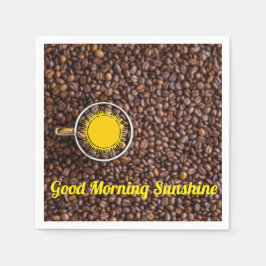 Guardanapo De Papel Bom dia Sunshine Café Napkins