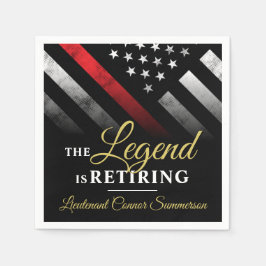 Guardanapo De Papel Bombeiro do Departamento de Bombeiros de Retirada