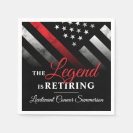 Guardanapo De Papel Bombeiro do Departamento de Bombeiros de Retirada