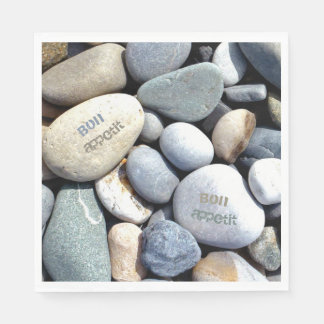 Guardanapo De Papel Bon Appetit Natural Colorful Na moda Pebble Stones