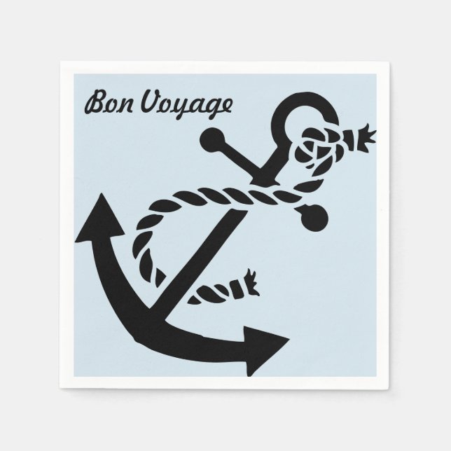 Guardanapo De Papel Bon Voyage Napkins (Frente)