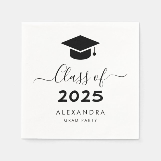 Guardanapo De Papel Boné de formatura 2025 (Frente)