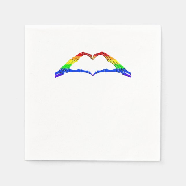 Guardanapo De Papel Bone Hands Heart Classic (Frente)