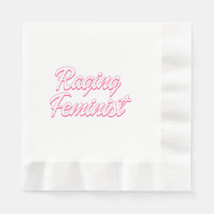 Guardanapo De Papel Boneca Feminista Enfurecida