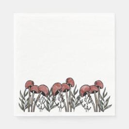 Guardanapo De Papel Bonés Red Mushroom