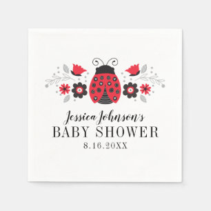 Guardanapo De Papel Bonita Lady Ladybug Chá de fraldas Napkin