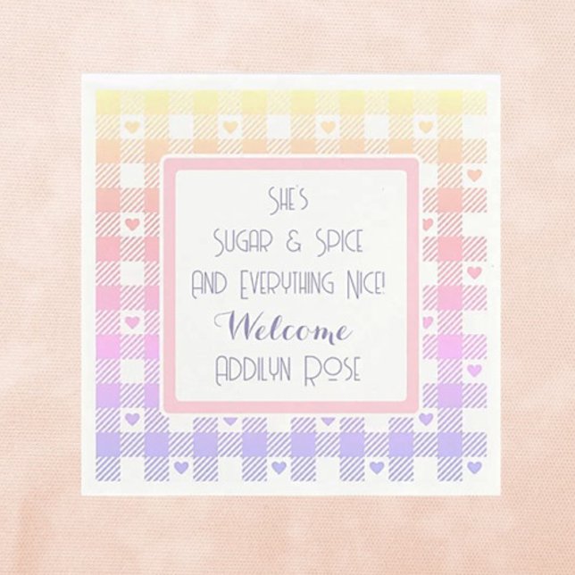 Guardanapo De Papel Bonitinha Chá de fraldas Personalizada Napkins (Criador carregado)