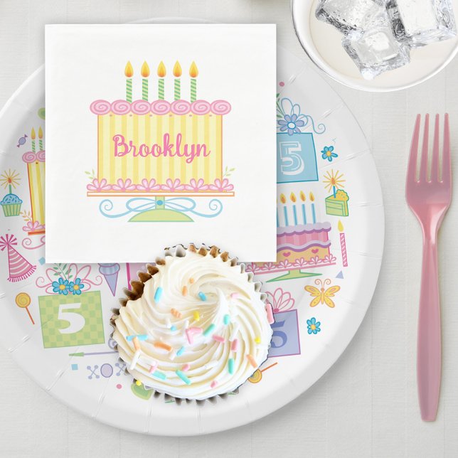 Guardanapo De Papel Bonitinho Bravo, Bolo De Bolo De Noite (Criador carregado)