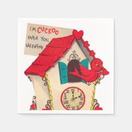 Guardanapo De Papel Bonitinho retro vintage, fraldas de festas de reló