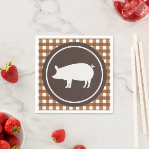 Guardanapo De Papel Bonitinhos de carne assada