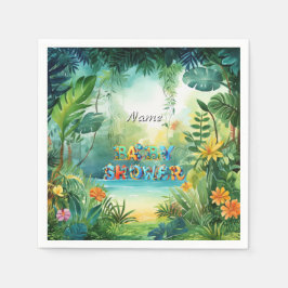 Guardanapo De Papel Bonito Dinossauro Aniversário Napkins