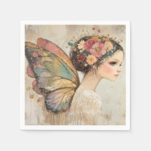 Bonito Fada Boho Butterfly & Floral Pastel