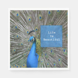 Guardanapo De Papel Bonito Kauai Peacock