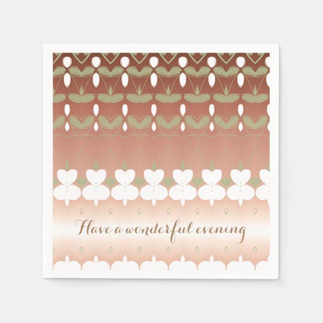 Guardanapo De Papel Bonito Napkins Personalizado (Frente)