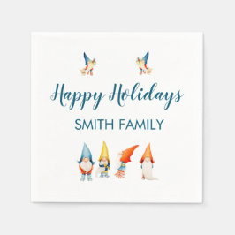 Guardanapo De Papel Bonito Natal Elves Paper Napkins