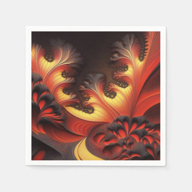 Guardanapo De Papel Bonito Newtonbrot Colorido de outono (Frente)