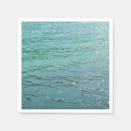 Guardanapo De Papel Bonito Papel Azul-Água Napkin