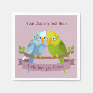 Guardanapo De Papel Bonito Pássaros com papel personalizado guardanap