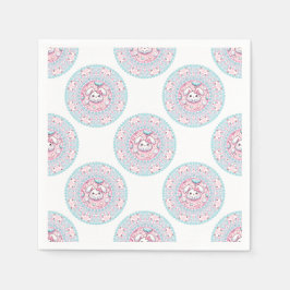 Guardanapo De Papel Bonito Pastel Candy Kawaii Cony Bolinhas Mandala