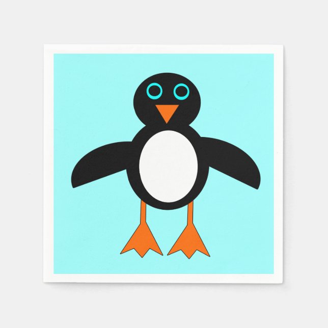 Guardanapo De Papel Bonito Penguin Paper Napkins (Frente)