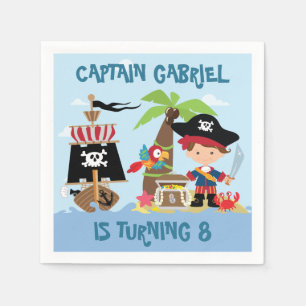 Guardanapo De Papel Bonito Pirata de Papelão