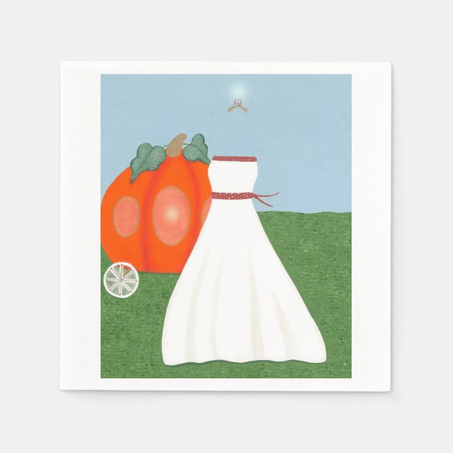 Guardanapo De Papel Bonito Princesa Chá de panela Napkins (Frente)