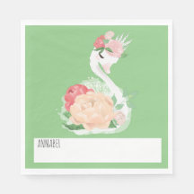 Bonito Swan Mensagem de almoço da escola Personali