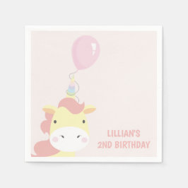 Guardanapo De Papel Bonito Unicórnio