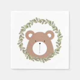 Guardanapo De Papel Bonito Urso Napkins