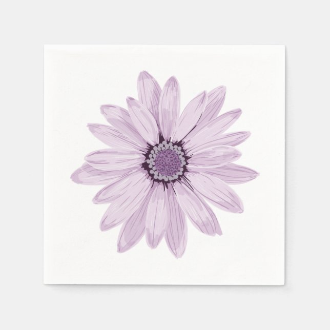 Guardanapo De Papel Bonito Watercolor Gerbera (Frente)