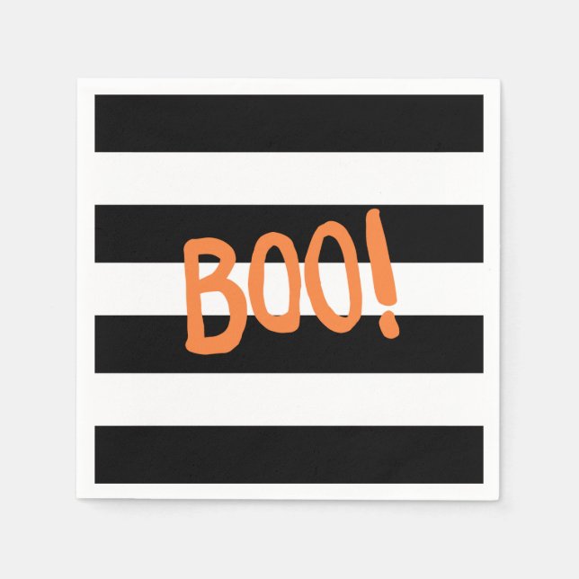 Guardanapo De Papel Boo! | Halloween Napkins (Frente)