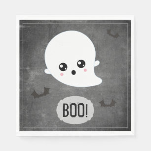 Guardanapo De Papel Boo Kawaii Ghost Halloween