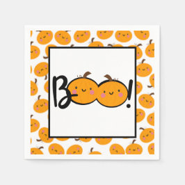 Guardanapo De Papel Boo Pumpkin Halloween Party Napkins