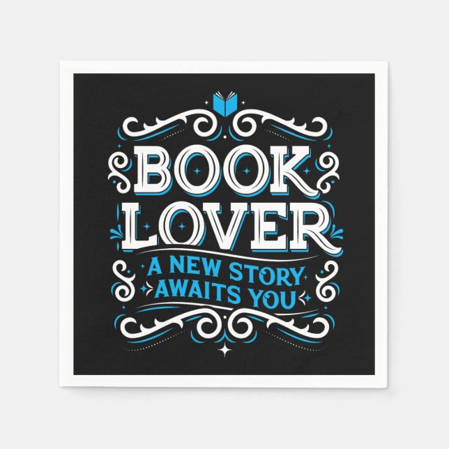 Guardanapo De Papel Book Lover Party Napkins (Frente)