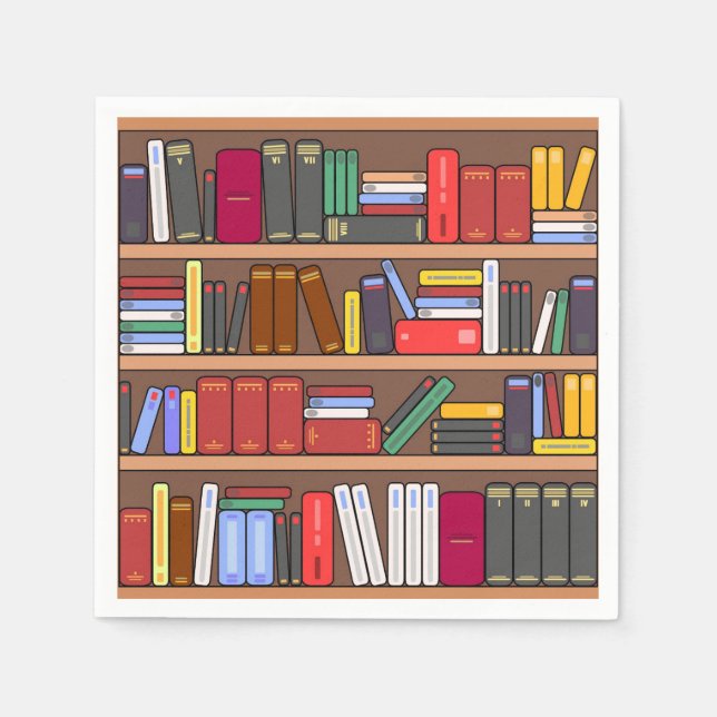 Guardanapo De Papel Books Paper (Frente)