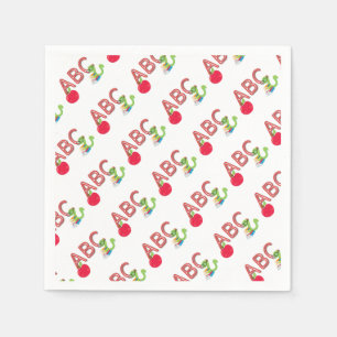 Guardanapo De Papel Bookworm ABC