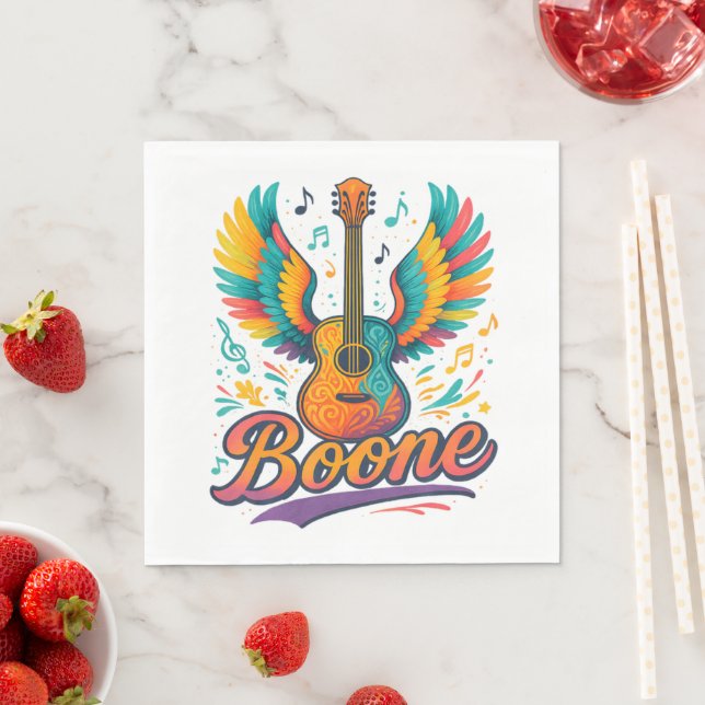 Guardanapo De Papel Boone Guitar (Insitu)