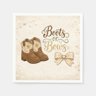 Guardanapo De Papel Boots and Bows Napkin