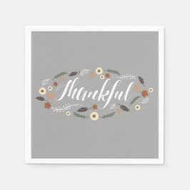 Guardanapo De Papel Boquetel de Ação de Graças Napkins
