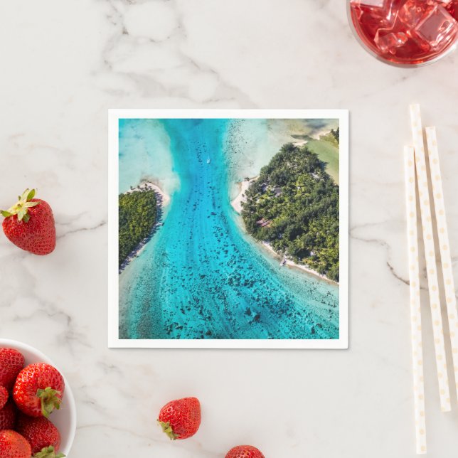 Guardanapo De Papel Bora Bora - Caminho Para O Oceano (Insitu)