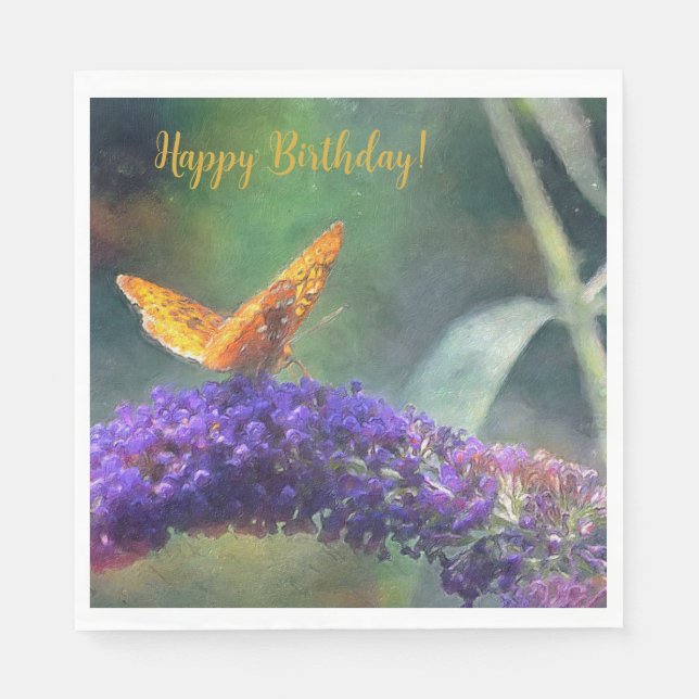 Guardanapo De Papel Borboleta Mágica (Frente)