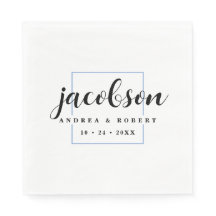 Borda Azul Fino Nápoles com Apelido