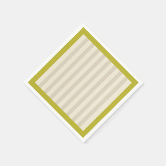 Guardanapo De Papel Borda Chartreuse com faixas de bronzeamento neutra