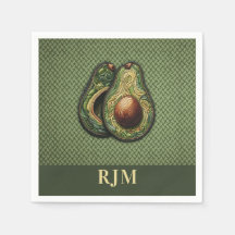 Bordado do Faux do Avocado Lover