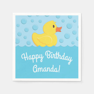 Guardanapo De Papel Borracha Ducky Party Kids Baby